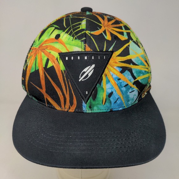 Mormaii Men's Snapback Hat Multicolor Hawaiian Embroidered Logo - Picture 2 of 7